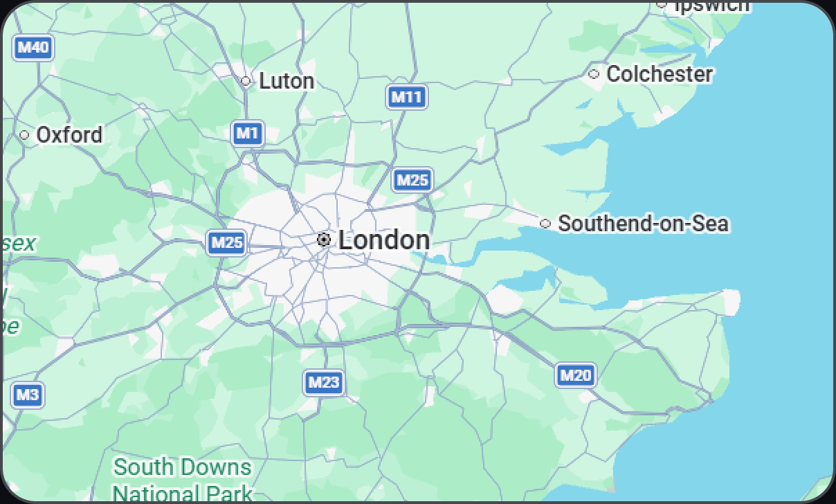 Map of Central London, the summit location