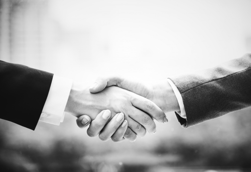 Partnership handshake